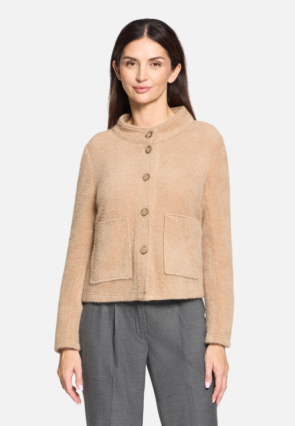 Blazer-Jacke mit Knöpfen / Modellfoto Vorderseite