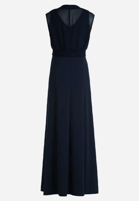 Abendkleid mit Raffung / Rückseite