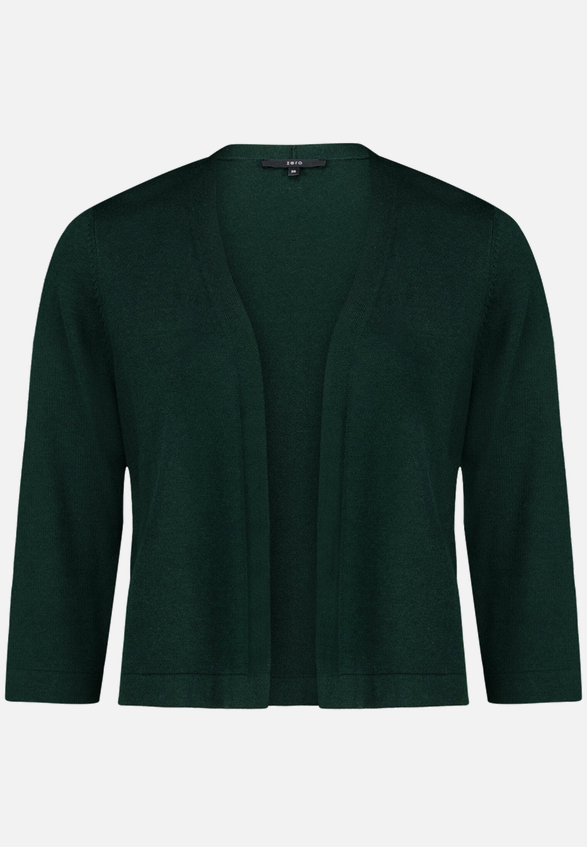 Feintrickjacke kurz 3/4 Arm / Vorderseite