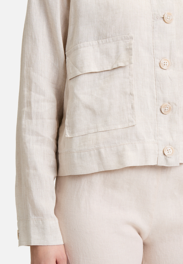 Casual-Jacke mit aufgesetzten Taschen / Detailbild
