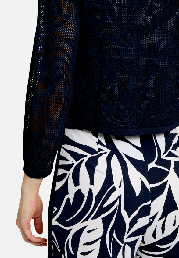 Sommer-Strickjacke mit 3/4 Arm / Detailbild