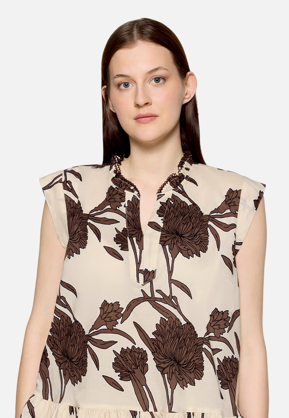 Casual-Bluse mit Raffung / Detailbild
