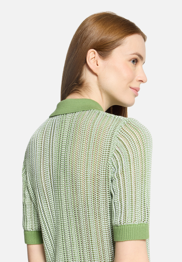 Strickpullover mit Kragen / Detailbild