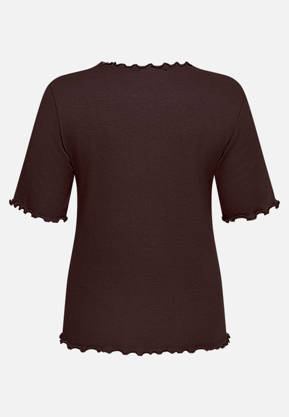 Halbarm-Shirt mit Kragen / Rückseite