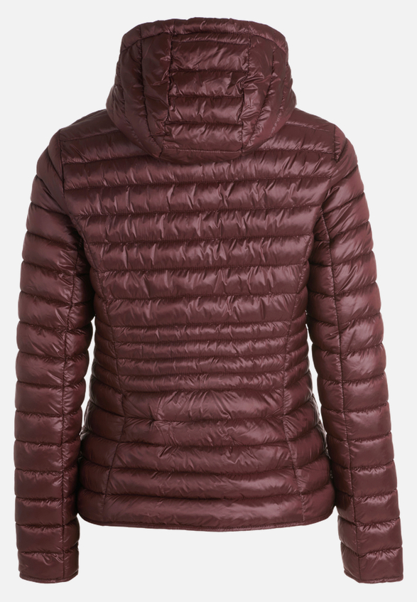 Steppjacke mit Reißverschlusstaschen / Rückseite