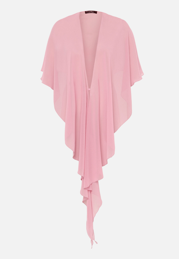 Chiffonstola mit Volant / Vorderseite