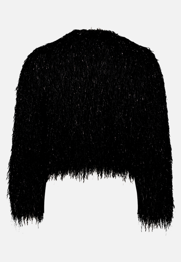 Bomberjacke mit Lurexfaden / Rückseite
