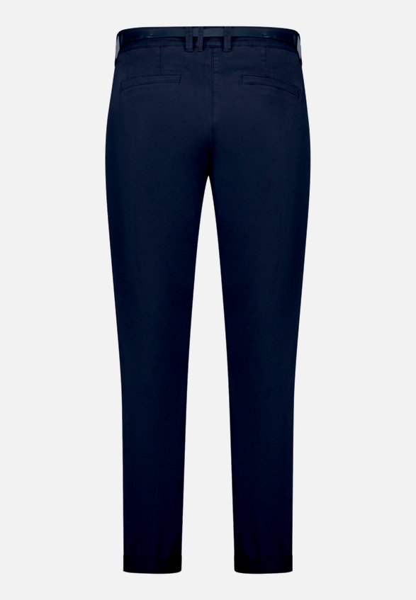 Chino-Hose unifarben / Rückseite