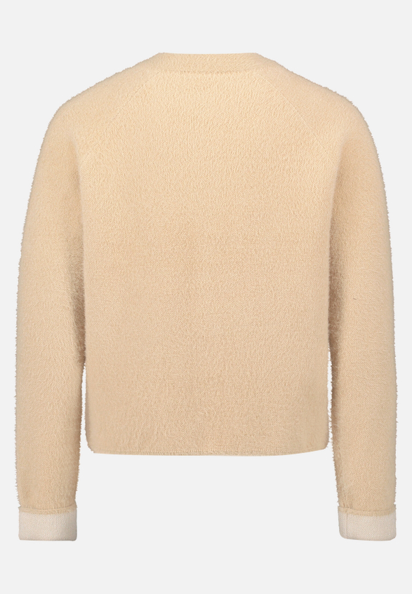 Casual-Strickjacke mit Reißverschluss / Rückseite