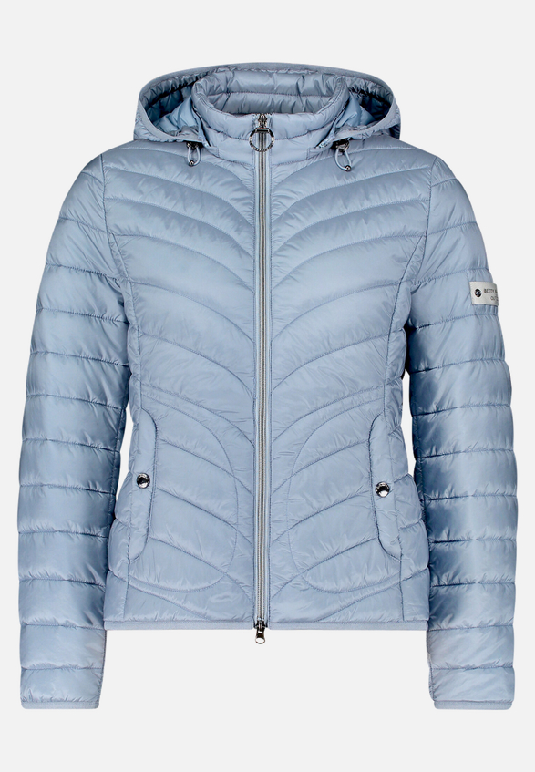 Outdoorjacke mit abnehmbarer Kapuze / Vorderseite