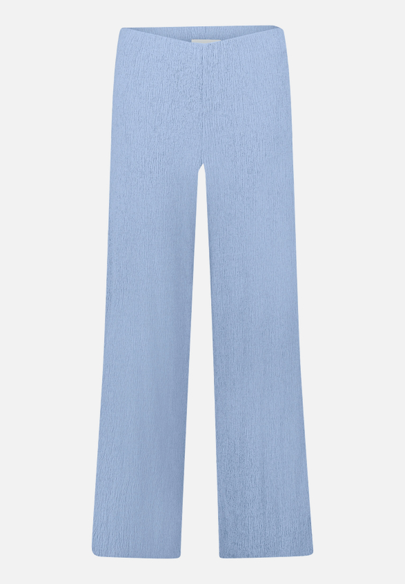 Casual-Hose mit weitem Bein / Vorderseite