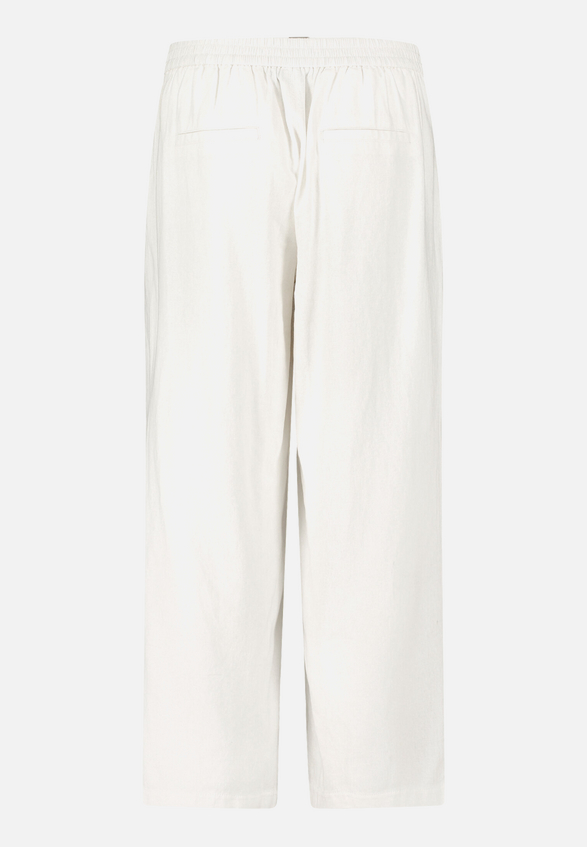 Leinenhose unifarben / Rückseite