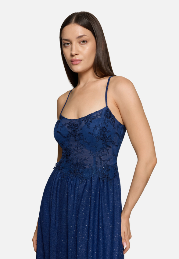 Abendkleid im Glitzer-Look / Detailbild