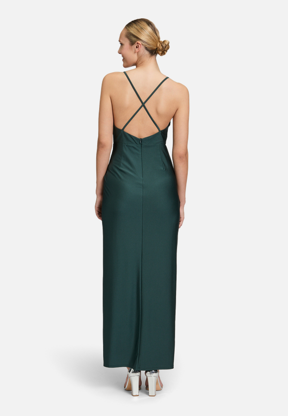 Abendkleid figurbetont / Modellfoto Rückseite