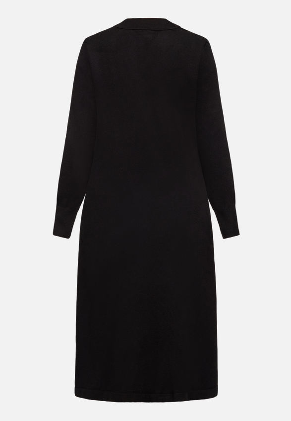 Strickkleid mit Kragen / Rückseite