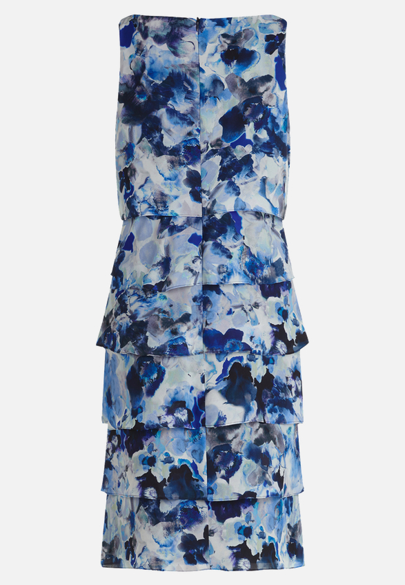 Cocktailkleid mit Volant / Rückseite