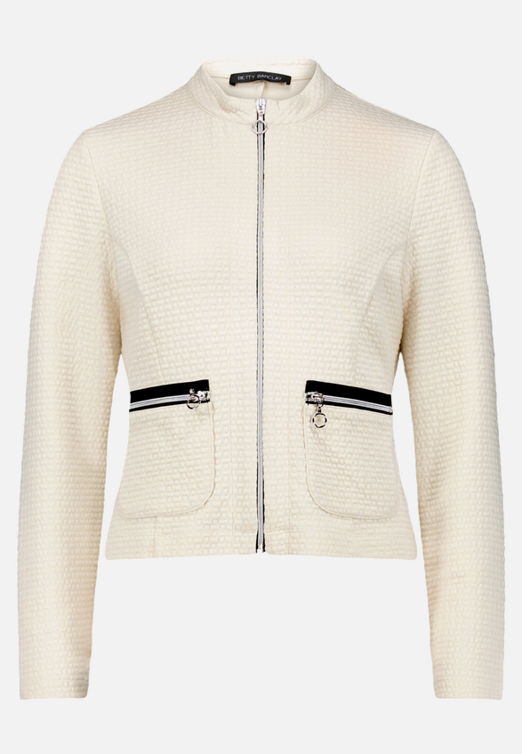 Blazer-Jacke  mit Reißverschluss / Vorderseite