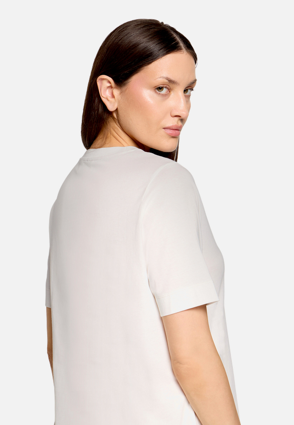 Baumwollshirt mit Rundhalsausschnitt / Detailbild