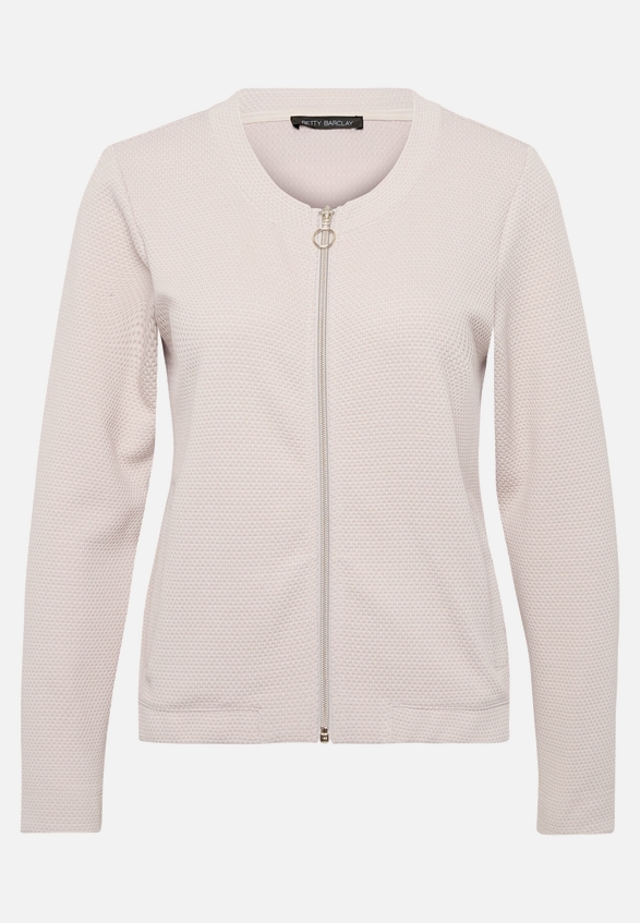 Shirtjacke mit Struktur / Vorderseite