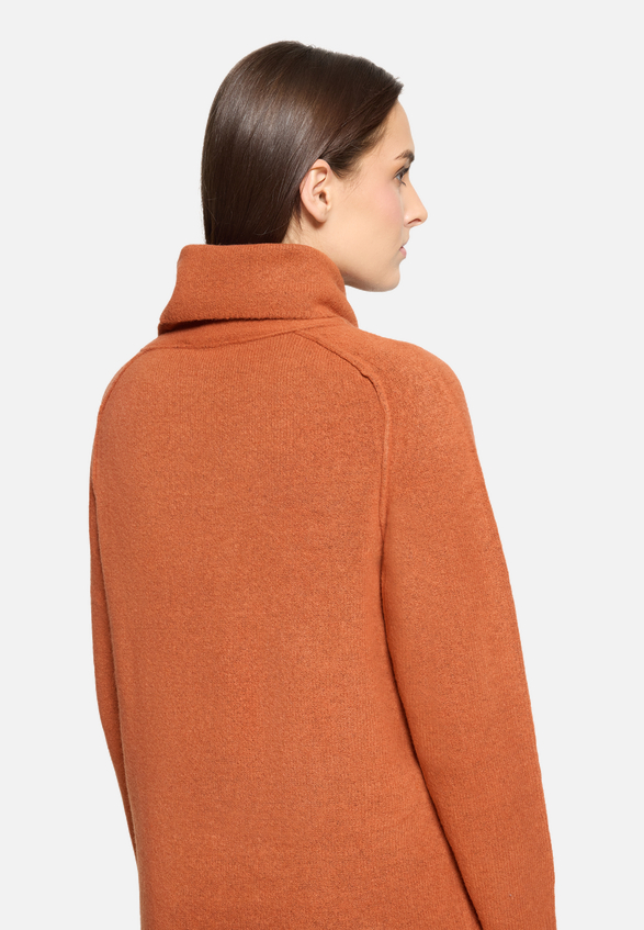 Strickkleid mit Turtle Neck / Detailbild