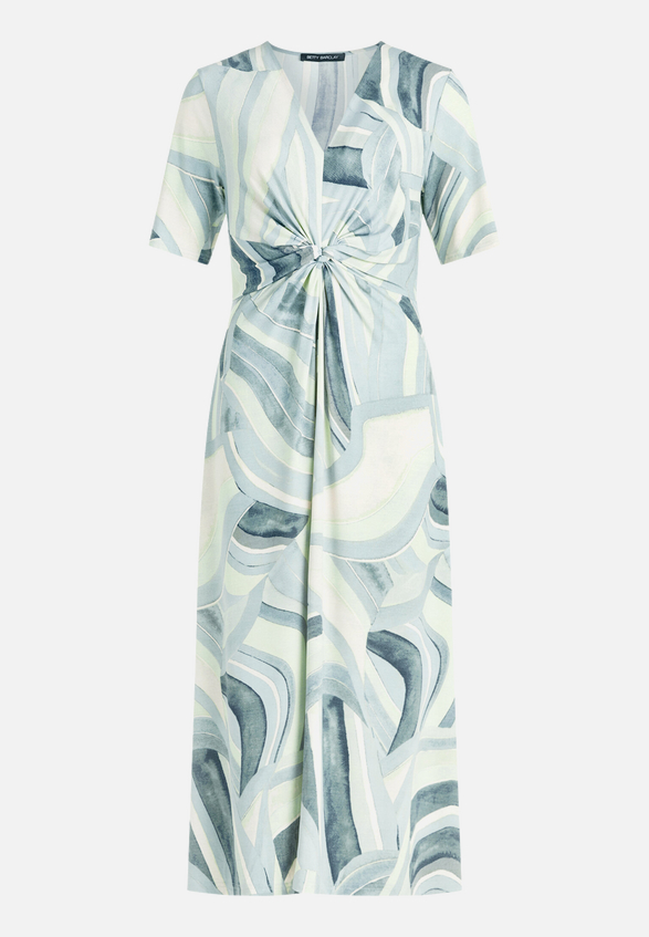 Midikleid mit Raffung / Vorderseite