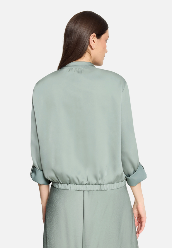 Blazer-Jacke mit 3/4 Arm / Modellfoto Rückseite