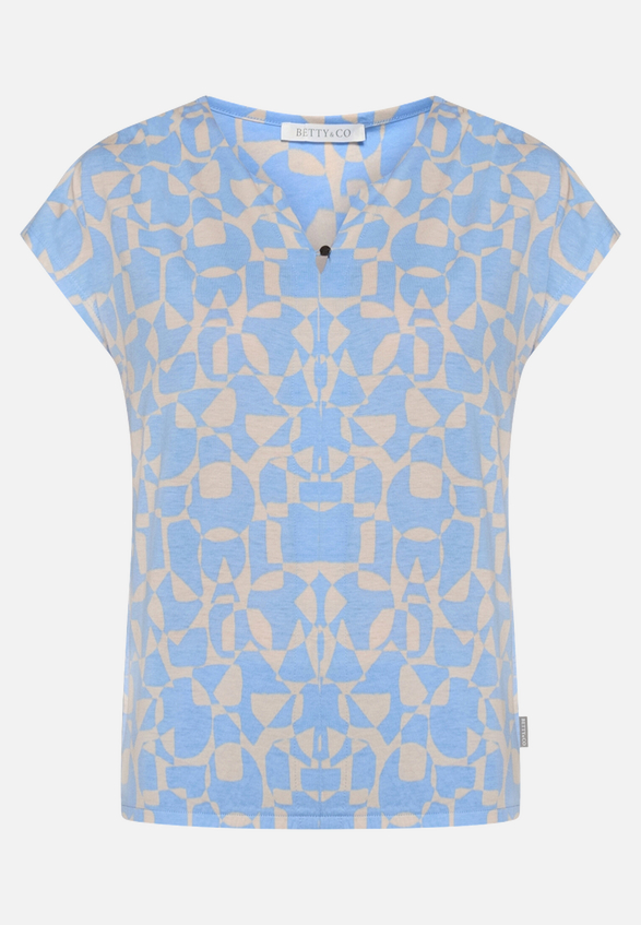Blusenshirt mit Gummizug / Vorderseite