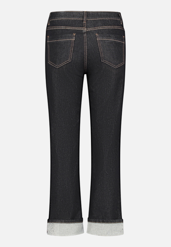 Stretch-Jeans mit Strass / Detailbild