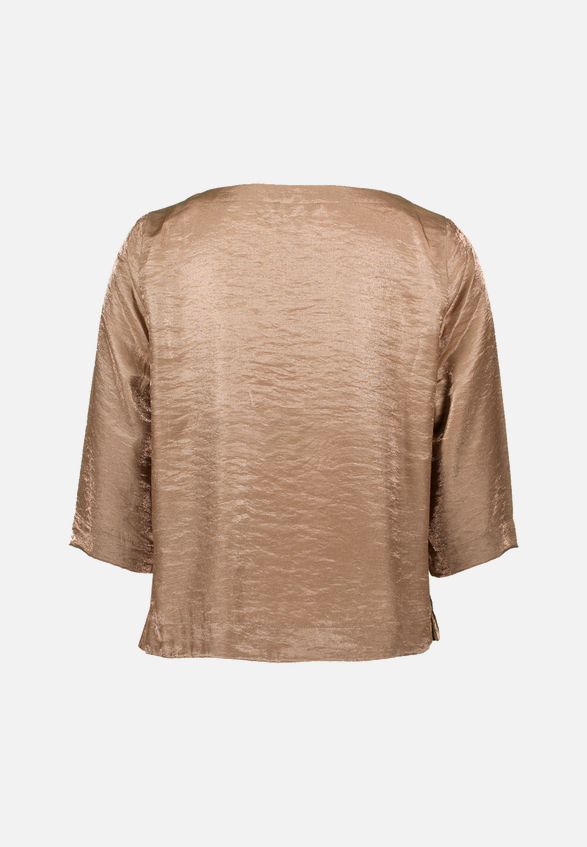 Bluse mit Knittereffekt / Rückseite