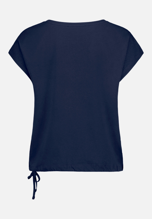Patchwork-Shirt mit Print / Rückseite