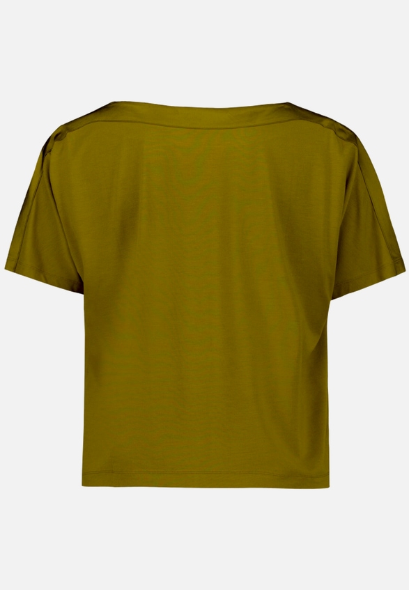 T-Shirt  mit U-Boot Ausschnitt  / Rückseite