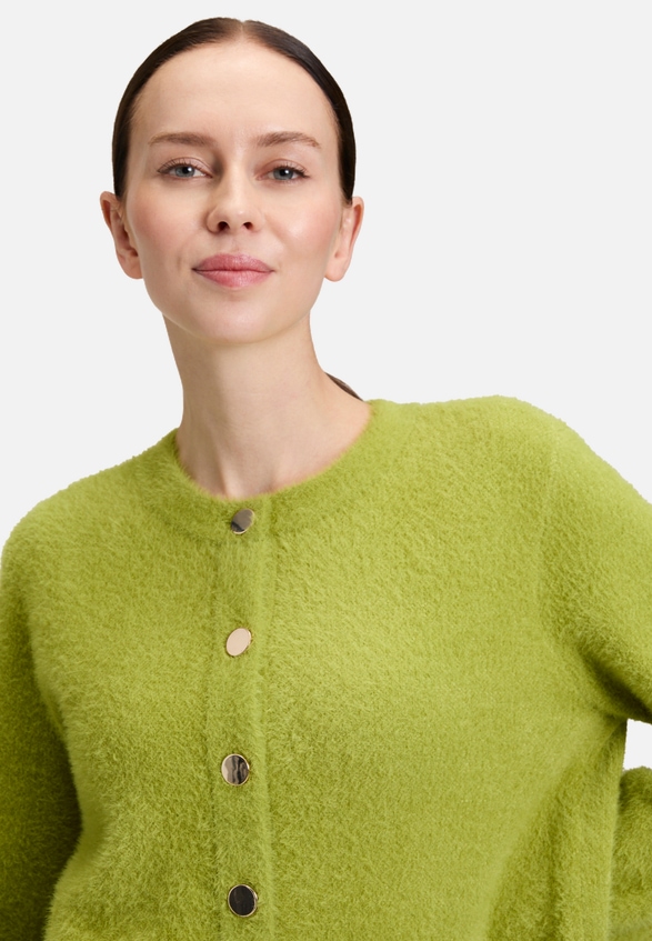 Casual-Strickjacke mit Knopfleiste / Detailbild