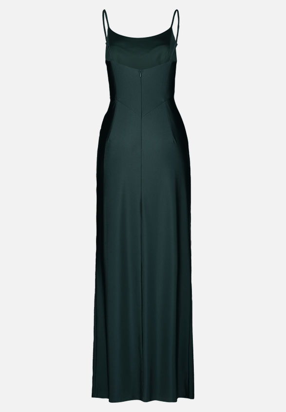 Abendkleid mit Raffung / Rückseite