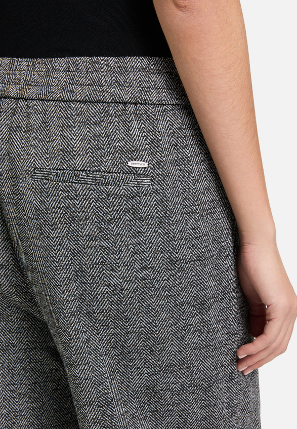 Stoffhose mit Lurexfaden / Detailbild