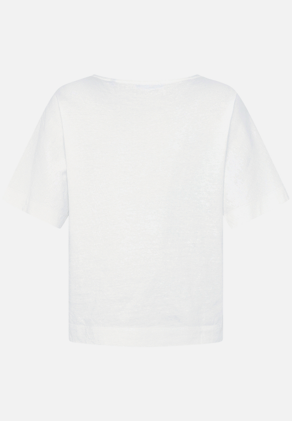 Baumwoll-T-Shirt   mit Stickerei / Rückseite
