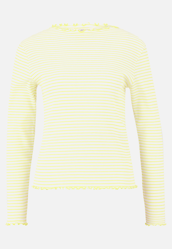 Langarm-Shirt mit Kragen / Vorderseite