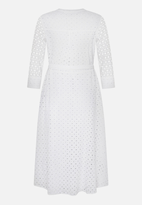 Hemdblusenkleid mit Bindegürtel / Rückseite
