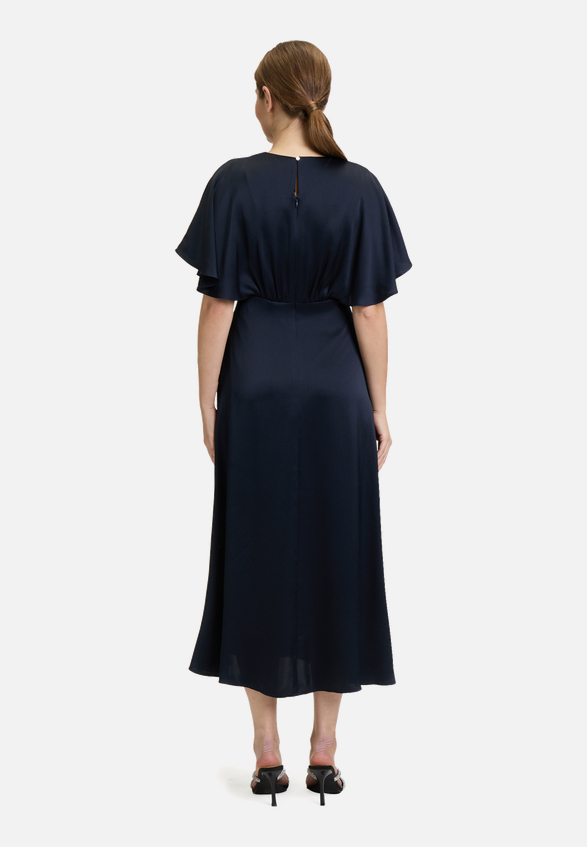 Cocktailkleid mit ausgestelltem Rock / Modellfoto Rückseite