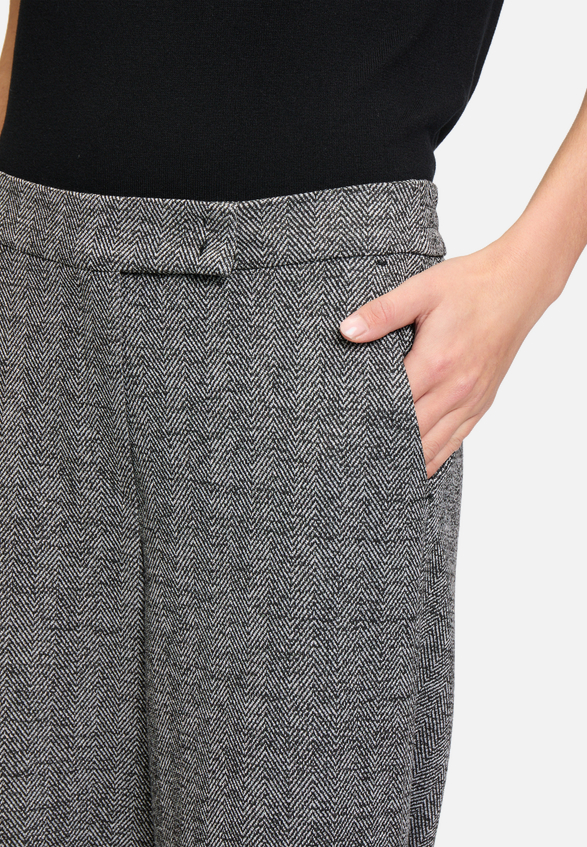 Stoffhose mit Lurexfaden / Detailbild