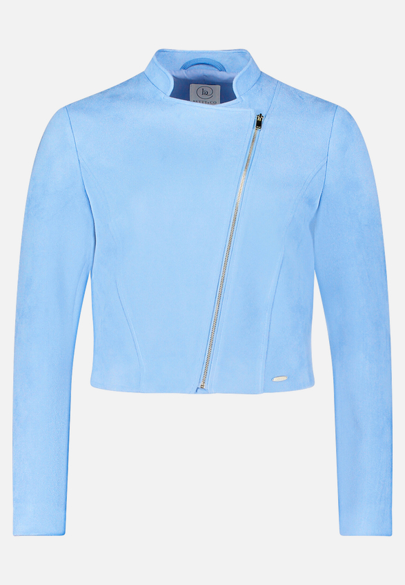 Bikerjacke mit Stehkragen / Vorderseite