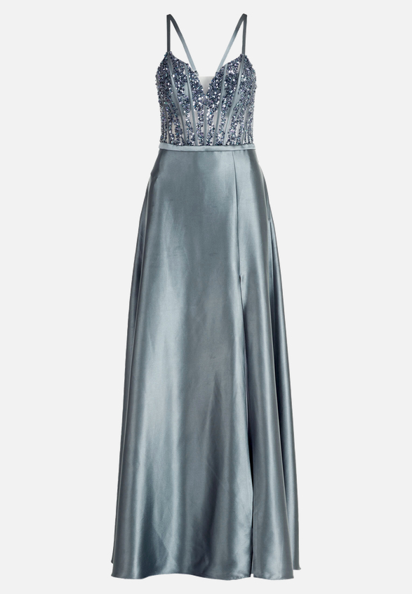 Abendkleid mit Stickerei / Vorderseite