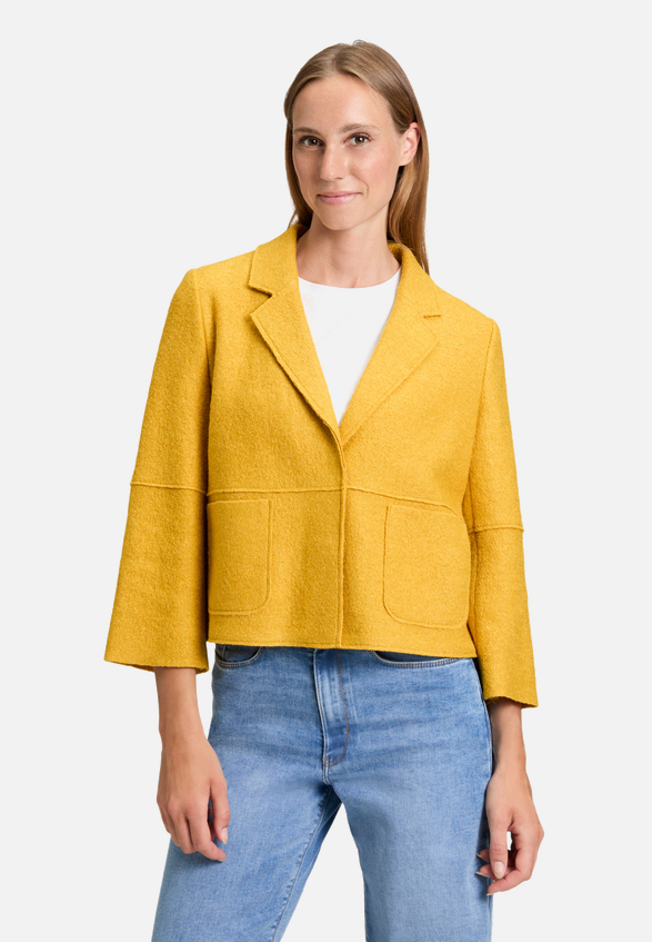 Blazer-Jacke mit Reverskragen / Modellfoto Vorderseite