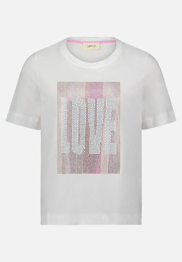 Kurzarm-Shirt mit Rundhalsausschnitt / Vorderseite