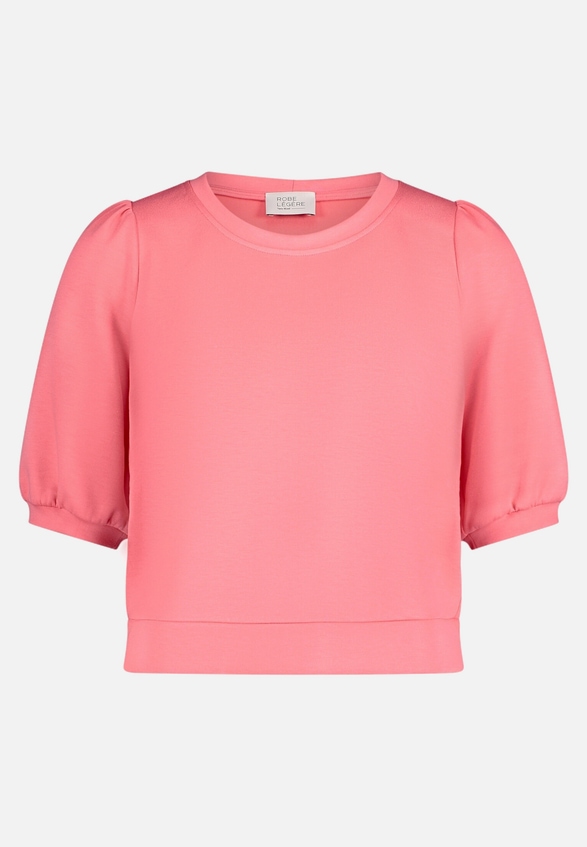 Halbarm-Shirt mit Rundhalsausschnitt / Vorderseite