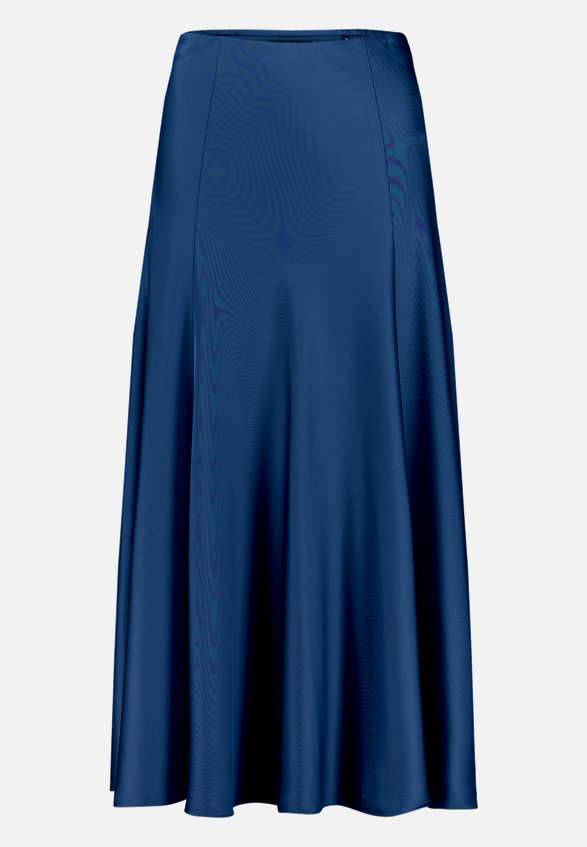 Satinrock  Maxi mit Gummibund  / Vorderseite