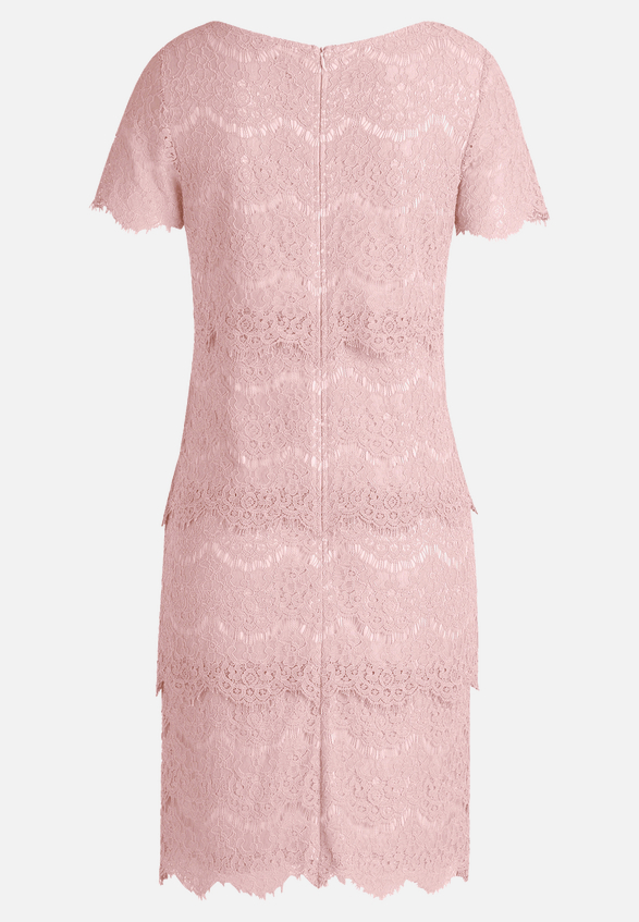 Spitzenkleid kurzarm / Rückseite
