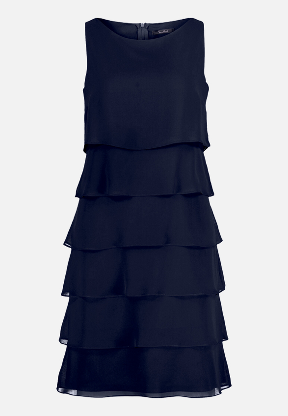 Cocktailkleid mit Volant / Vorderseite