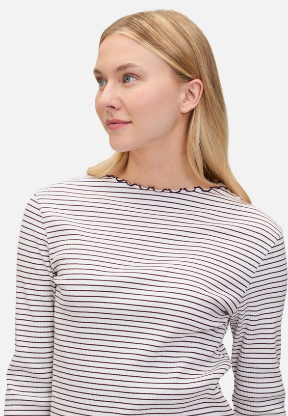 Langarm-Shirt mit Kragen / Detailbild