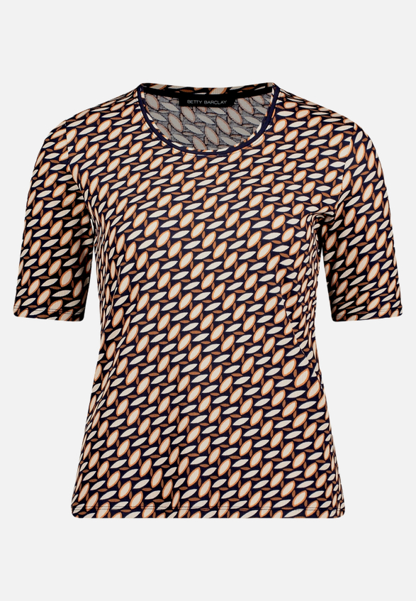 T-Shirt  mit grafischem Muster  / Vorderseite