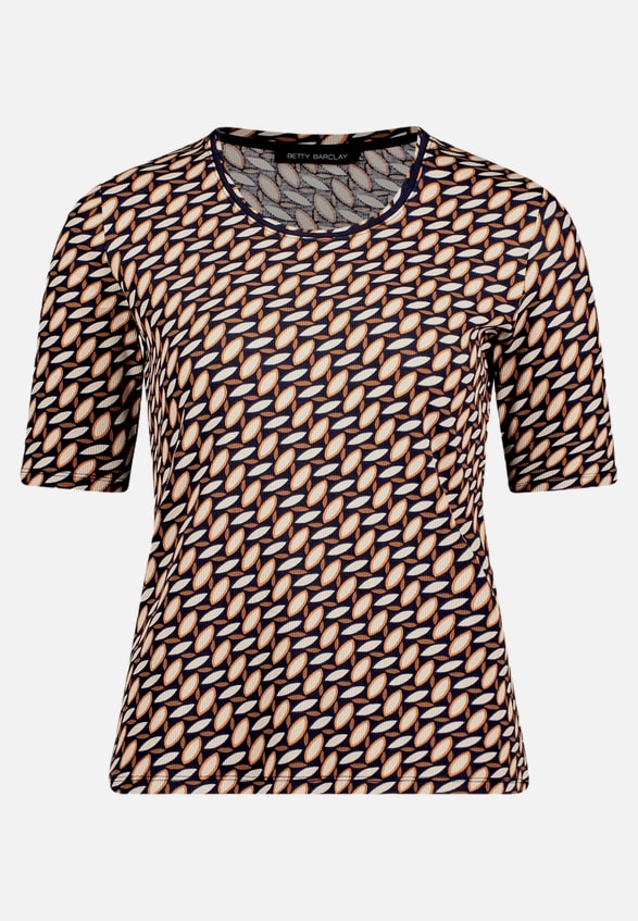 T-Shirt  mit grafischem Muster  / Vorderseite
